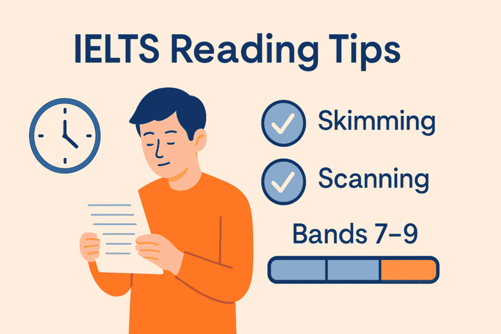 IELTS Reading Tips Blog Banner
