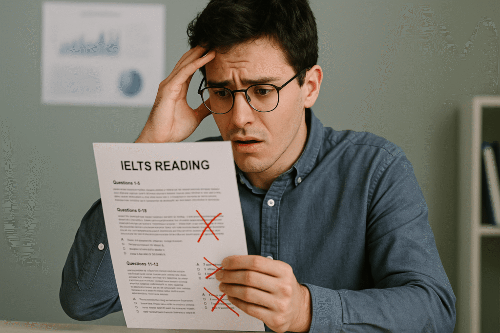 Common IELTS Reading score mistakes that lower your band